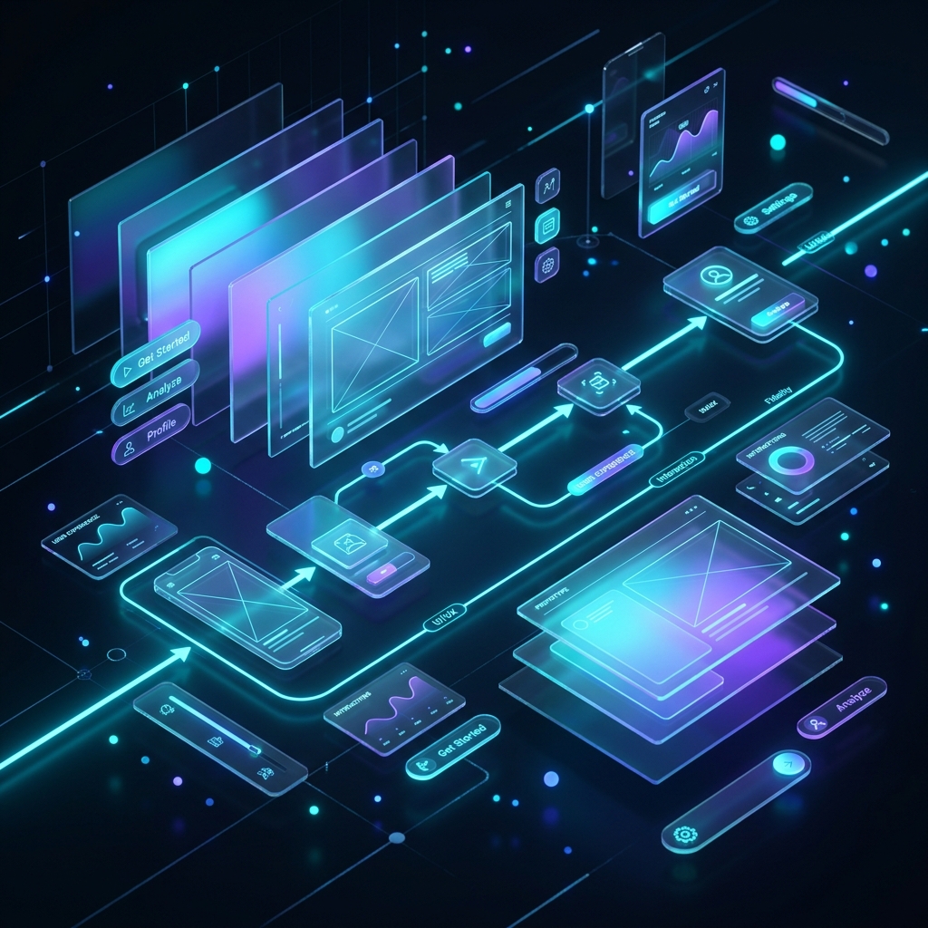 Futuristic UI/UX Web Design
